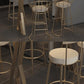 White Glam Style Table Iron and Faux Marble Milk Tea Shop Bar Table Clearhalo 'Bar Furniture' 'Bar Tables' 'bar_tables' 'furn' 'furn_bar_tables' 'Furniture' 'furniture_bar_tables' 'Kitchen & Dining Furniture' 4537544