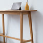 Light Brown Industrial Style Table Pine Wood Milk Tea Shop Casual Bar Table Clearhalo 'Bar Furniture' 'Bar Tables' 'bar_tables' 'furn' 'furn_bar_tables' 'Furniture' 'furniture_bar_tables' 'Kitchen & Dining Furniture' 4537553