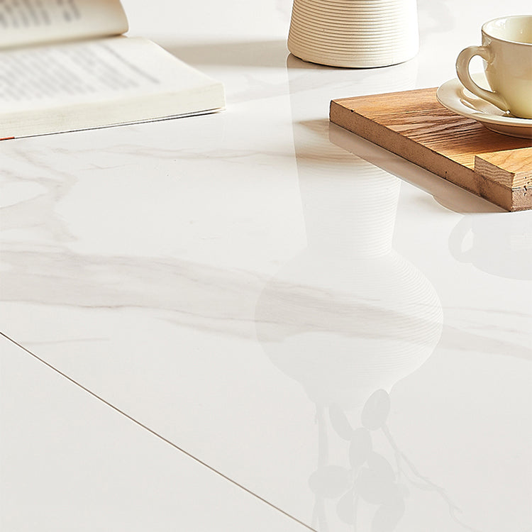 Modern 1/2/5/7 Pieces Dining Set Sintered Stone Dining Table Set for Home Clearhalo 'Dining Room Sets' 'Dining Tables & Seating' 'dining_room_set' 'furn' 'furn_dining_room_set' 'Furniture' 'furniture_dining_room_set' 'Kitchen & Dining Furniture' 'kitchen&dining_furn' 'kitchen' 4537638