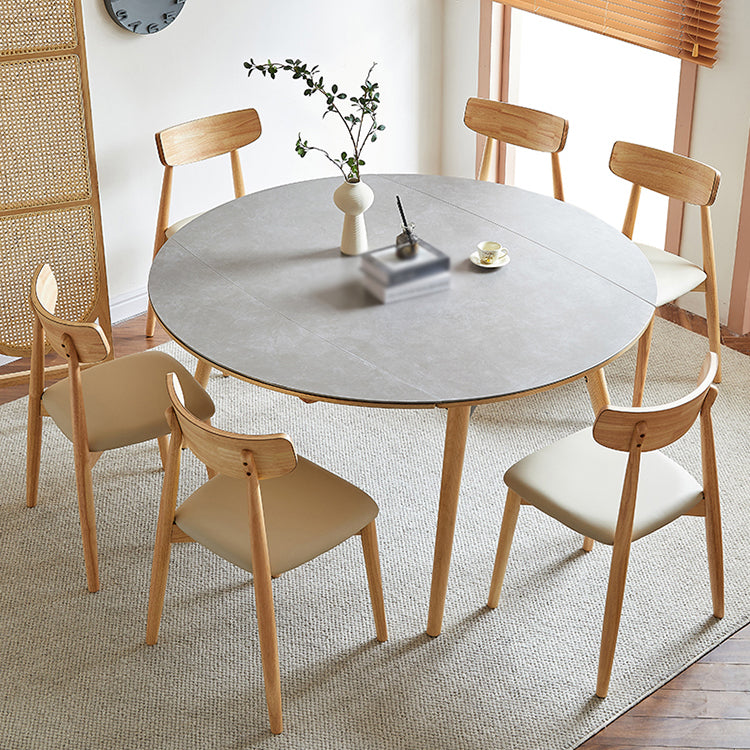 Modern 1/2/5/7 Pieces Dining Set Sintered Stone Dining Table Set for Home Clearhalo 'Dining Room Sets' 'Dining Tables & Seating' 'dining_room_set' 'furn' 'furn_dining_room_set' 'Furniture' 'furniture_dining_room_set' 'Kitchen & Dining Furniture' 'kitchen&dining_furn' 'kitchen' 4537643