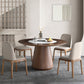 Modern 1/4/5/7 Pieces Dining Set Sintered Stone Dining Table Set with Wood Legs for Home 5 Pieces: Table, 4 Chairs Clearhalo 'Dining Room Sets' 'Dining Tables & Seating' 'dining_room_set' 'furn' 'furn_dining_room_set' 'Furniture' 'furniture_dining_room_set' 'Kitchen & Dining Furniture' 'kitchen&dining_furn' 'kitchen' 4537684