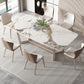 Modern 1/4/5/7 Pieces Dining Set Sintered Stone Dining Table Set Clearhalo 'Dining Room Sets' 'Dining Tables & Seating' 'dining_room_set' 'furn' 'furn_dining_room_set' 'Furniture' 'furniture_dining_room_set' 'Kitchen & Dining Furniture' 'kitchen&dining_furn' 'kitchen' 4537746