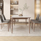 Modern 1/4/5/6/7 Pieces Dining Set Sintered Stone Dining Table Set with Wood Legs for Home 5 Pieces: Table, 4 Chairs Clearhalo 'Dining Room Sets' 'Dining Tables & Seating' 'dining_room_set' 'furn' 'furn_dining_room_set' 'Furniture' 'furniture_dining_room_set' 'Kitchen & Dining Furniture' 'kitchen&dining_furn' 'kitchen' 4537755
