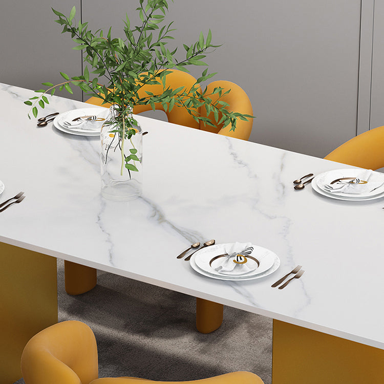 Glam 1/2/5/7 Pieces Dinette Set Sintered Stone Dining Table Sets Clearhalo 'Dining Room Sets' 'Dining Tables & Seating' 'dining_room_set' 'furn' 'furn_dining_room_set' 'Furniture' 'furniture_dining_room_set' 'Kitchen & Dining Furniture' 'kitchen&dining_furn' 'kitchen' 4537779