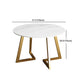 Glam Style 1/2/7 Pieces Dinette Table with Dining Chair Round Shape Dining Table Set Clearhalo 'Dining Room Sets' 'Dining Tables & Seating' 'dining_room_set' 'furn' 'furn_dining_room_set' 'Furniture' 'furniture_dining_room_set' 'Kitchen & Dining Furniture' 'kitchen&dining_furn' 'kitchen' 4537809