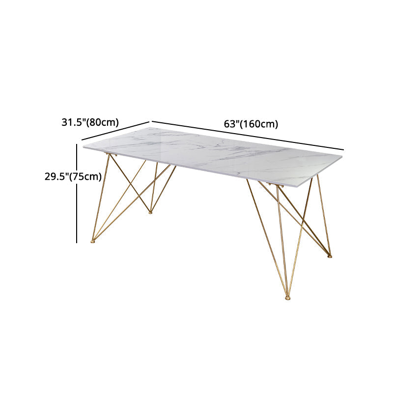 Glam Style 1/2/3/5 Pieces Dining Furniture Set Rectangle Dining Room Table and Chair Set Clearhalo 'Dining Room Sets' 'Dining Tables & Seating' 'dining_room_set' 'furn' 'furn_dining_room_set' 'Furniture' 'furniture_dining_room_set' 'Kitchen & Dining Furniture' 'kitchen&dining_furn' 'kitchen' 4537846