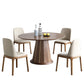 Modern 1/4/5/7 Pieces Dining Set Sintered Stone Dining Table Set with Wooden Legs for Home 5 Pieces: Brown Table, 4 Chairs Clearhalo 'Dining Room Sets' 'Dining Tables & Seating' 'dining_room_set' 'furn' 'furn_dining_room_set' 'Furniture' 'furniture_dining_room_set' 'Kitchen & Dining Furniture' 'kitchen&dining_furn' 'kitchen' 4537888