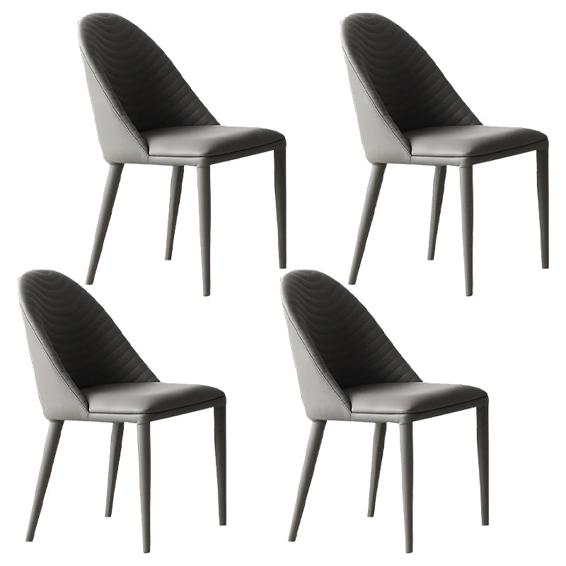 Contemporary 1/3/4/5/7 Pieces Dining Set Oval Shape Dining Room Table Set 4 Grey Chairs Clearhalo 'Dining Room Sets' 'Dining Tables & Seating' 'dining_room_set' 'furn' 'furn_dining_room_set' 'Furniture' 'furniture_dining_room_set' 'Kitchen & Dining Furniture' 'kitchen&dining_furn' 'kitchen' 4537907