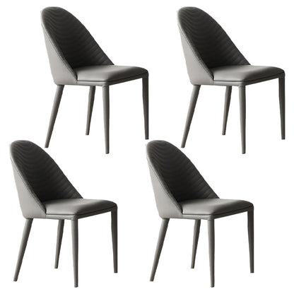 Contemporary 1/3/4/5/7 Pieces Dining Set Oval Shape Dining Room Table Set 4 Grey Chairs Clearhalo 'Dining Room Sets' 'Dining Tables & Seating' 'dining_room_set' 'furn' 'furn_dining_room_set' 'Furniture' 'furniture_dining_room_set' 'Kitchen & Dining Furniture' 'kitchen&dining_furn' 'kitchen' 4537907