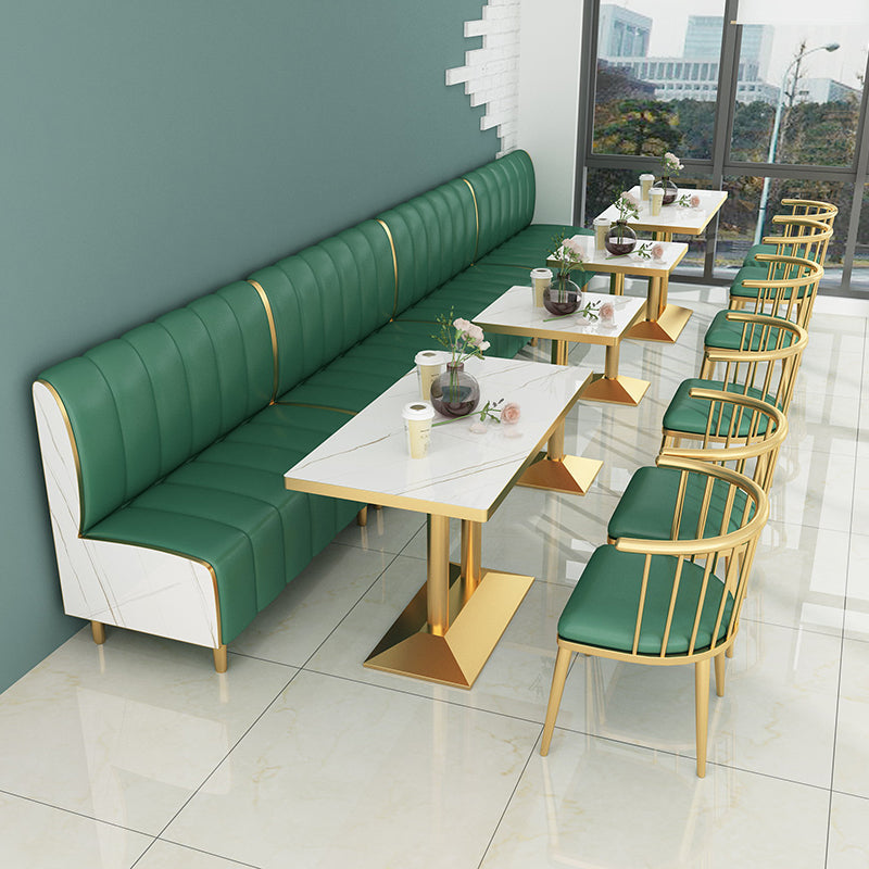 Glam Style 1/2/3/5 Pieces Dining Table Set Metal Dining Room Furniture Set Clearhalo 'Dining Room Sets' 'Dining Tables & Seating' 'dining_room_set' 'furn' 'furn_dining_room_set' 'Furniture' 'furniture_dining_room_set' 'Kitchen & Dining Furniture' 'kitchen&dining_furn' 'kitchen' 4537925