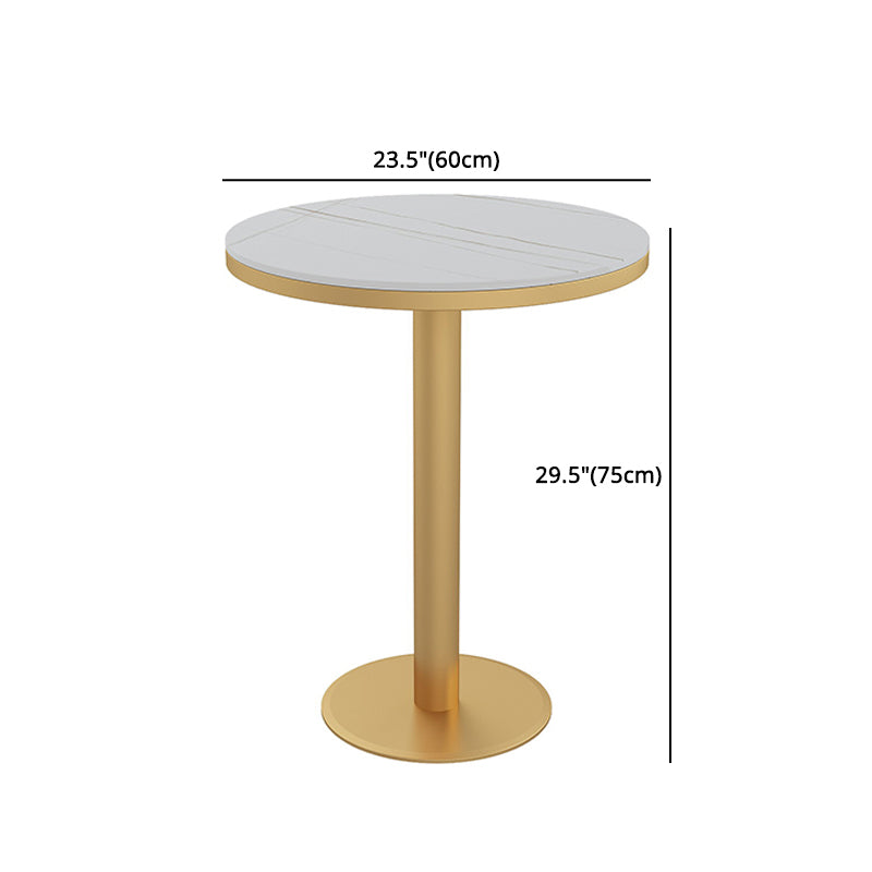 Glam Style 1/2/3/5 Pieces Dining Table Set Metal Dining Room Furniture Set Clearhalo 'Dining Room Sets' 'Dining Tables & Seating' 'dining_room_set' 'furn' 'furn_dining_room_set' 'Furniture' 'furniture_dining_room_set' 'Kitchen & Dining Furniture' 'kitchen&dining_furn' 'kitchen' 4537942