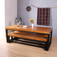 Industrial Style 1/2/3/4 Pieces Dinette Set Solid Wood Table and Bench Set Clearhalo 'Dining Room Sets' 'Dining Tables & Seating' 'dining_room_set' 'furn' 'furn_dining_room_set' 'Furniture' 'furniture_dining_room_set' 'Kitchen & Dining Furniture' 'kitchen&dining_furn' 'kitchen' 4537950