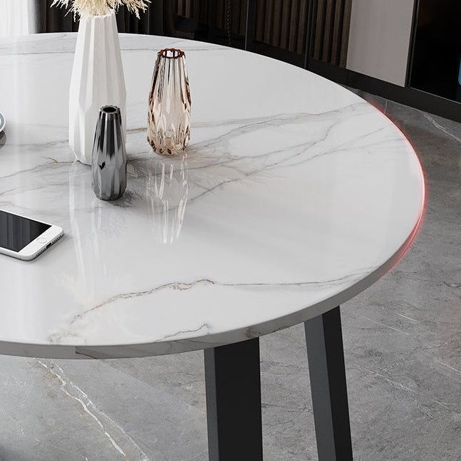 Double Pedestal Stone Table Industrial Style Dining Room Table for Indoor Clearhalo ' dining_table' 'Dining Tables & Seating' 'Dining Tables' 'furn' 'furn_dining_table' 'Furniture' 'furniture_dining_table' 'Kitchen & Dining Furniture' 'kitchen&dining_furn' 'kitchen' 'kitchen_dining_table' 4537974