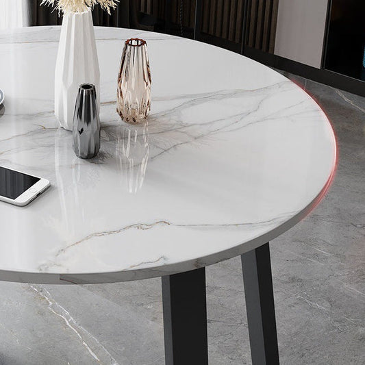 Double Pedestal Stone Table Industrial Style Dining Room Table for Indoor Clearhalo ' dining_table' 'Dining Tables & Seating' 'Dining Tables' 'furn' 'furn_dining_table' 'Furniture' 'furniture_dining_table' 'Kitchen & Dining Furniture' 'kitchen&dining_furn' 'kitchen' 'kitchen_dining_table' 4537974