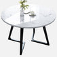 Double Pedestal Stone Table Industrial Style Dining Room Table for Indoor Round Without Chairs Clearhalo ' dining_table' 'Dining Tables & Seating' 'Dining Tables' 'furn' 'furn_dining_table' 'Furniture' 'furniture_dining_table' 'Kitchen & Dining Furniture' 'kitchen&dining_furn' 'kitchen' 'kitchen_dining_table' 4537977