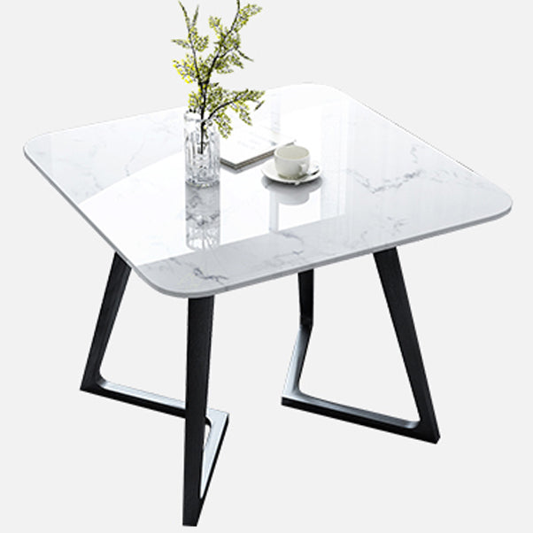 Double Pedestal Stone Table Industrial Style Dining Room Table for Indoor Clearhalo ' dining_table' 'Dining Tables & Seating' 'Dining Tables' 'furn' 'furn_dining_table' 'Furniture' 'furniture_dining_table' 'Kitchen & Dining Furniture' 'kitchen&dining_furn' 'kitchen' 'kitchen_dining_table' 4537978