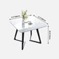 Double Pedestal Stone Table Industrial Style Dining Room Table for Indoor Clearhalo ' dining_table' 'Dining Tables & Seating' 'Dining Tables' 'furn' 'furn_dining_table' 'Furniture' 'furniture_dining_table' 'Kitchen & Dining Furniture' 'kitchen&dining_furn' 'kitchen' 'kitchen_dining_table' 4537982
