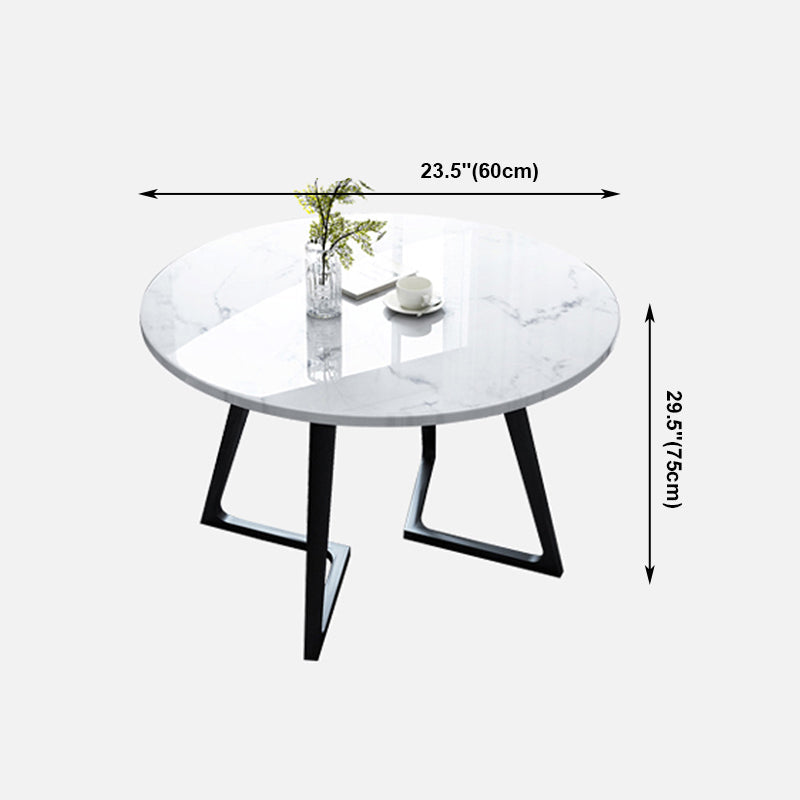 Double Pedestal Stone Table Industrial Style Dining Room Table for Indoor Clearhalo ' dining_table' 'Dining Tables & Seating' 'Dining Tables' 'furn' 'furn_dining_table' 'Furniture' 'furniture_dining_table' 'Kitchen & Dining Furniture' 'kitchen&dining_furn' 'kitchen' 'kitchen_dining_table' 4537986