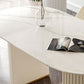 Traditional Luxury Dining Table Oval Double Pedestal Dining Site Table for Dining Room Clearhalo ' dining_table' 'Dining Tables & Seating' 'Dining Tables' 'furn' 'furn_dining_table' 'Furniture' 'furniture_dining_table' 'Kitchen & Dining Furniture' 'kitchen&dining_furn' 'kitchen' 'kitchen_dining_table' 4538096