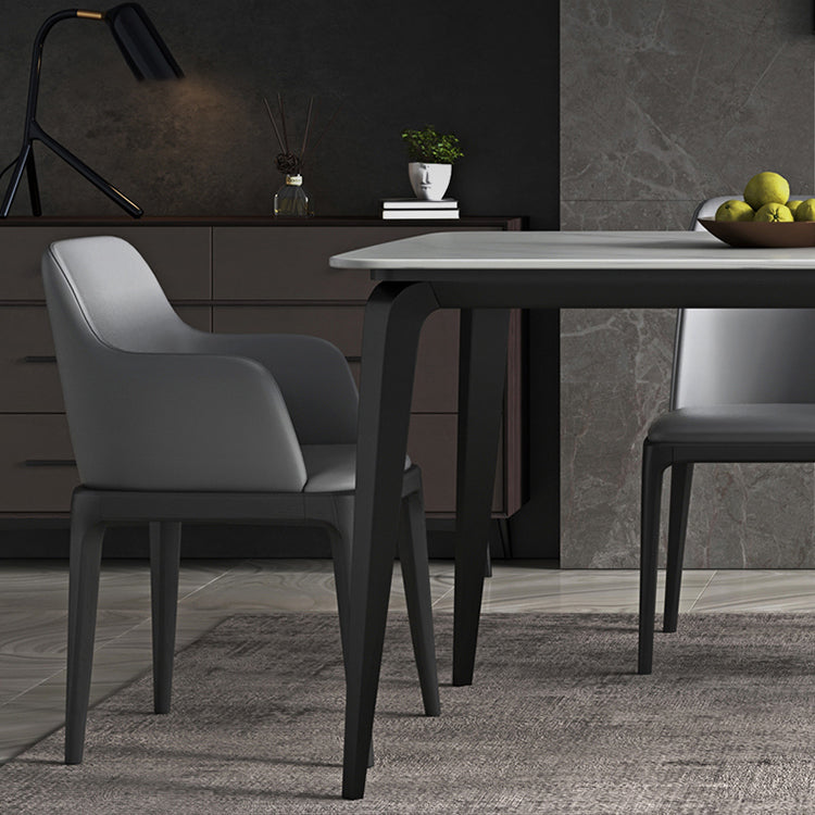 Sintered Stone Top Table for Restaurant Industrial Dining Table with 4 Legs Clearhalo ' dining_table' 'Dining Tables & Seating' 'Dining Tables' 'furn' 'furn_dining_table' 'Furniture' 'furniture_dining_table' 'Kitchen & Dining Furniture' 'kitchen&dining_furn' 'kitchen' 'kitchen_dining_table' 4538134
