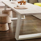 Solid Wood Top Dining Table Rectangle Pine Wood Dining Table with Sled Base Clearhalo ' dining_table' 'Dining Tables & Seating' 'Dining Tables' 'furn' 'furn_dining_table' 'Furniture' 'furniture_dining_table' 'Kitchen & Dining Furniture' 'kitchen&dining_furn' 'kitchen' 'kitchen_dining_table' 4538220