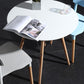 Wood Contemporary Round Dining Table Manufactured Wood Top Table for Dining Room Clearhalo ' dining_table' 'Dining Tables & Seating' 'Dining Tables' 'furn' 'furn_dining_table' 'Furniture' 'furniture_dining_table' 'Kitchen & Dining Furniture' 'kitchen&dining_furn' 'kitchen' 'kitchen_dining_table' 4538295