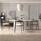Modern White Top Dining Table Oval Dining Table with Wooden Base Clearhalo ' dining_table' 'Dining Tables & Seating' 'Dining Tables' 'furn' 'furn_dining_table' 'Furniture' 'furniture_dining_table' 'Kitchen & Dining Furniture' 'kitchen&dining_furn' 'kitchen' 'kitchen_dining_table' 4538329