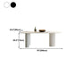 Metal Modern Free Form Dining Table Sintered Stone Table for Dining Room Clearhalo ' dining_table' 'Dining Tables & Seating' 'Dining Tables' 'furn' 'furn_dining_table' 'Furniture' 'furniture_dining_table' 'Kitchen & Dining Furniture' 'kitchen&dining_furn' 'kitchen' 'kitchen_dining_table' 4538364