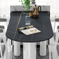 Sintered Stone Dining Table Modern Style Dining Table for Kitchen Clearhalo ' dining_table' 'Dining Tables & Seating' 'Dining Tables' 'furn' 'furn_dining_table' 'Furniture' 'furniture_dining_table' 'Kitchen & Dining Furniture' 'kitchen&dining_furn' 'kitchen' 'kitchen_dining_table' 4538372