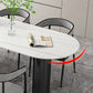 Sintered Stone Dining Table Modern Style Dining Table for Kitchen Clearhalo ' dining_table' 'Dining Tables & Seating' 'Dining Tables' 'furn' 'furn_dining_table' 'Furniture' 'furniture_dining_table' 'Kitchen & Dining Furniture' 'kitchen&dining_furn' 'kitchen' 'kitchen_dining_table' 4538373