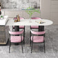 Sintered Stone Dining Table Modern Style Dining Table for Kitchen Clearhalo ' dining_table' 'Dining Tables & Seating' 'Dining Tables' 'furn' 'furn_dining_table' 'Furniture' 'furniture_dining_table' 'Kitchen & Dining Furniture' 'kitchen&dining_furn' 'kitchen' 'kitchen_dining_table' 4538375