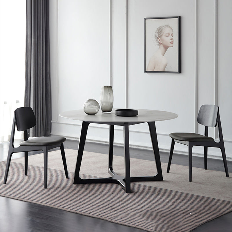 Modern Open Back Dining Chair Wood Dining Armless Side Chair for Home Clearhalo ' kitchen&dining_furn' 'Dining Chairs' 'Dining Tables & Seating' 'dining_chair' 'furn' 'furn_dining_chair' 'Furniture' 'furniture_dining_chair' 'Kitchen & Dining Furniture' 'kitchen' 4538415