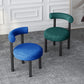 Designer Style Velvet Side Chair Open Back Matte Finish Dining Chair Clearhalo ' kitchen&dining_furn' 'Dining Chairs' 'Dining Tables & Seating' 'dining_chair' 'furn' 'furn_dining_chair' 'Furniture' 'furniture_dining_chair' 'Kitchen & Dining Furniture' 'kitchen' 4538423