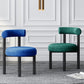 Designer Style Velvet Side Chair Open Back Matte Finish Dining Chair Clearhalo ' kitchen&dining_furn' 'Dining Chairs' 'Dining Tables & Seating' 'dining_chair' 'furn' 'furn_dining_chair' 'Furniture' 'furniture_dining_chair' 'Kitchen & Dining Furniture' 'kitchen' 4538435