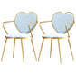 Glam Velvet Dining Room Chairs Metal Arm Dining Chair for Restaurant Use Light Blue 2 Piece Set Clearhalo ' kitchen&dining_furn' 'Dining Chairs' 'Dining Tables & Seating' 'dining_chair' 'furn' 'furn_dining_chair' 'Furniture' 'furniture_dining_chair' 'Kitchen & Dining Furniture' 'kitchen' 4538438