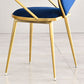 Glam Velvet Dining Room Chairs Metal Arm Dining Chair for Restaurant Use Clearhalo ' kitchen&dining_furn' 'Dining Chairs' 'Dining Tables & Seating' 'dining_chair' 'furn' 'furn_dining_chair' 'Furniture' 'furniture_dining_chair' 'Kitchen & Dining Furniture' 'kitchen' 4538449