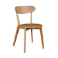 Contemporary Dining Armless Chair Matte Finish Solid Wood Open Back Chair Natural 1 Piece Clearhalo ' kitchen&dining_furn' 'Dining Chairs' 'Dining Tables & Seating' 'dining_chair' 'Furniture' 'furniture_dining_chair' 'Kitchen & Dining Furniture' 'kitchen' 4538473