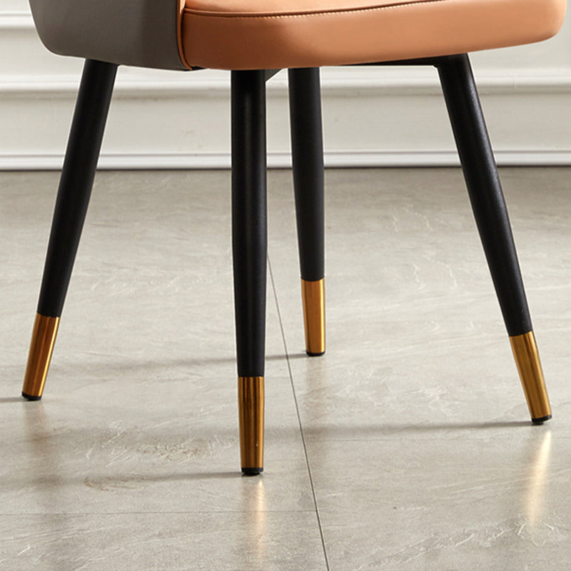 Scandinavian Design Open Back Dining Side Chairs Upholstered Side Chairs Clearhalo ' kitchen&dining_furn' 'Dining Chairs' 'Dining Tables & Seating' 'dining_chair' 'furn' 'furn_dining_chair' 'Furniture' 'furniture_dining_chair' 'Kitchen & Dining Furniture' 'kitchen' 4538506