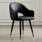 Scandinavian Design Open Back Dining Side Chairs Upholstered Side Chairs Black 1 Piece Clearhalo ' kitchen&dining_furn' 'Dining Chairs' 'Dining Tables & Seating' 'dining_chair' 'furn' 'furn_dining_chair' 'Furniture' 'furniture_dining_chair' 'Kitchen & Dining Furniture' 'kitchen' 4538520