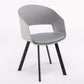 Metal Industrial Kitchen Dining Room Chair Open Back Armchair Grey 1 Piece Clearhalo ' kitchen&dining_furn' 'Dining Chairs' 'Dining Tables & Seating' 'dining_chair' 'furn' 'furn_dining_chair' 'Furniture' 'furniture_dining_chair' 'Kitchen & Dining Furniture' 'kitchen' 4538579