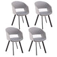 Metal Industrial Kitchen Dining Room Chair Open Back Armchair Grey 4 Piece Set Clearhalo ' kitchen&dining_furn' 'Dining Chairs' 'Dining Tables & Seating' 'dining_chair' 'furn' 'furn_dining_chair' 'Furniture' 'furniture_dining_chair' 'Kitchen & Dining Furniture' 'kitchen' 4538584