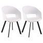 Metal Industrial Kitchen Dining Room Chair Open Back Armchair White 2 Piece Set Clearhalo ' kitchen&dining_furn' 'Dining Chairs' 'Dining Tables & Seating' 'dining_chair' 'furn' 'furn_dining_chair' 'Furniture' 'furniture_dining_chair' 'Kitchen & Dining Furniture' 'kitchen' 4538587