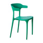 Contemporary Plastic Home Arm Chair Open Back Matte Finish Dining Chair Clearhalo ' kitchen&dining_furn' 'Dining Chairs' 'Dining Tables & Seating' 'dining_chair' 'furn' 'furn_dining_chair' 'Furniture' 'furniture_dining_chair' 'Kitchen & Dining Furniture' 'kitchen' 4538603