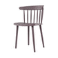 Plastic Scandinavian Kitchen Dining Room Side Chair Windsor Back Chair Grey 1 Piece Clearhalo ' kitchen&dining_furn' 'Dining Chairs' 'Dining Tables & Seating' 'dining_chair' 'furn' 'furn_dining_chair' 'Furniture' 'furniture_dining_chair' 'Kitchen & Dining Furniture' 'kitchen' 4538620