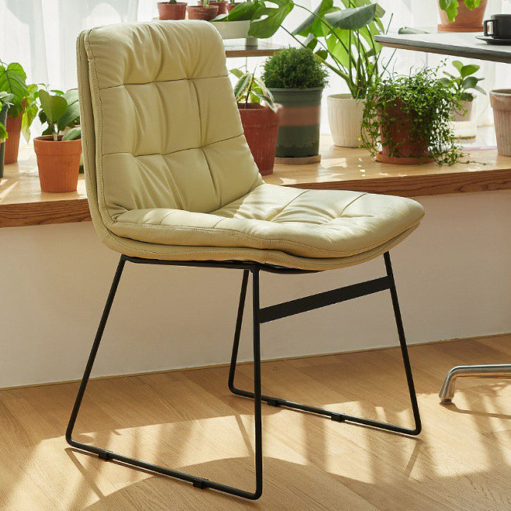 Contemporary Dining and Accent Chairs Matte Finish Parsons Side Chair Clearhalo ' kitchen&dining_furn' 'Dining Chairs' 'Dining Tables & Seating' 'dining_chair' 'Furniture' 'furniture_dining_chair' 'Kitchen & Dining Furniture' 'kitchen' 4538656