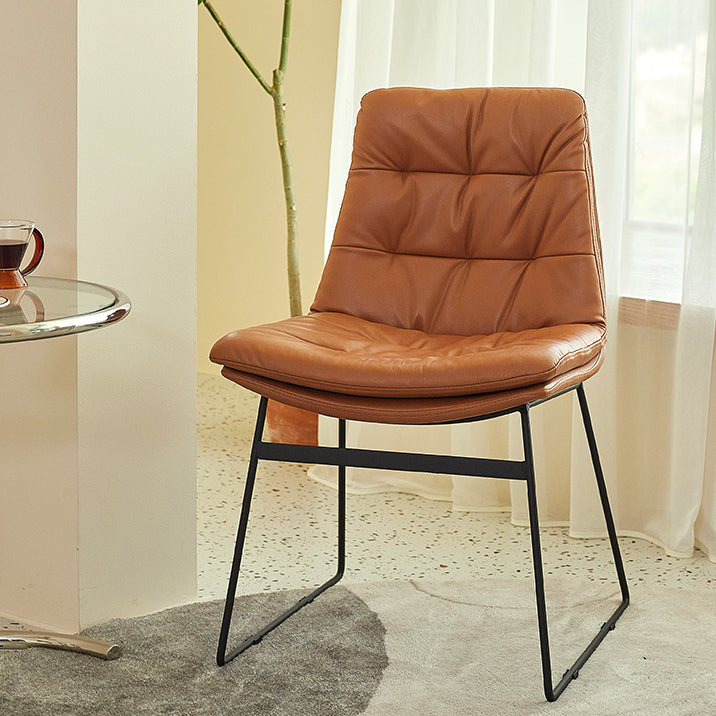 Contemporary Dining and Accent Chairs Matte Finish Parsons Side Chair Clearhalo ' kitchen&dining_furn' 'Dining Chairs' 'Dining Tables & Seating' 'dining_chair' 'Furniture' 'furniture_dining_chair' 'Kitchen & Dining Furniture' 'kitchen' 4538658