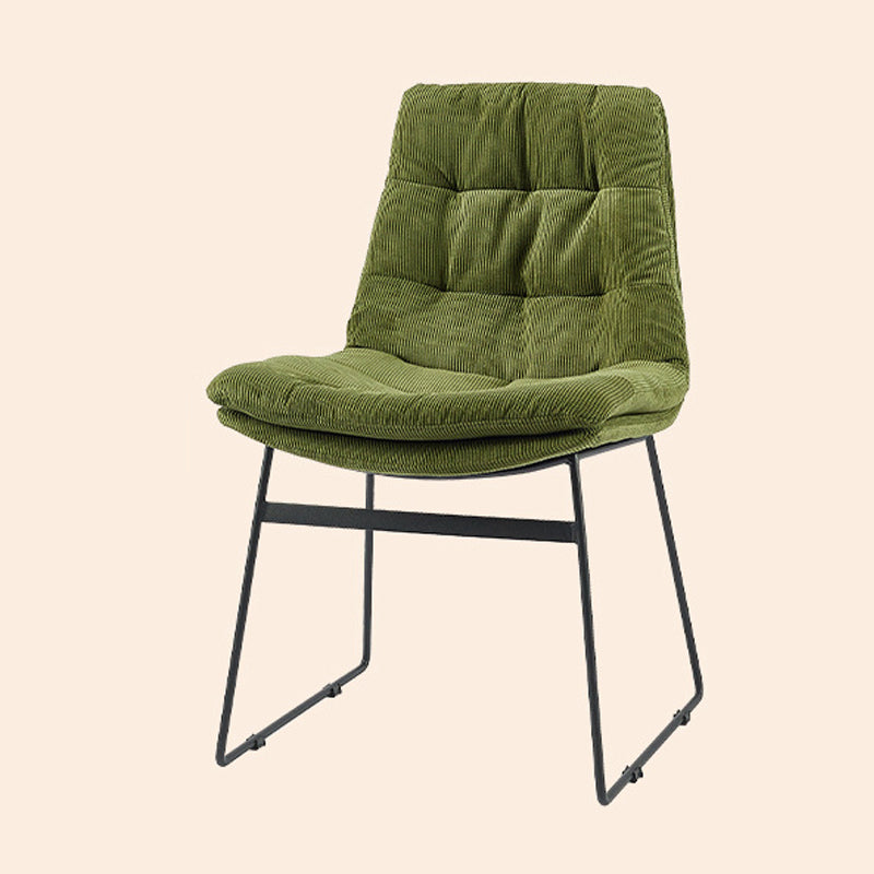 Contemporary Dining and Accent Chairs Matte Finish Parsons Side Chair Green 1 Piece Clearhalo ' kitchen&dining_furn' 'Dining Chairs' 'Dining Tables & Seating' 'dining_chair' 'Furniture' 'furniture_dining_chair' 'Kitchen & Dining Furniture' 'kitchen' 4538681
