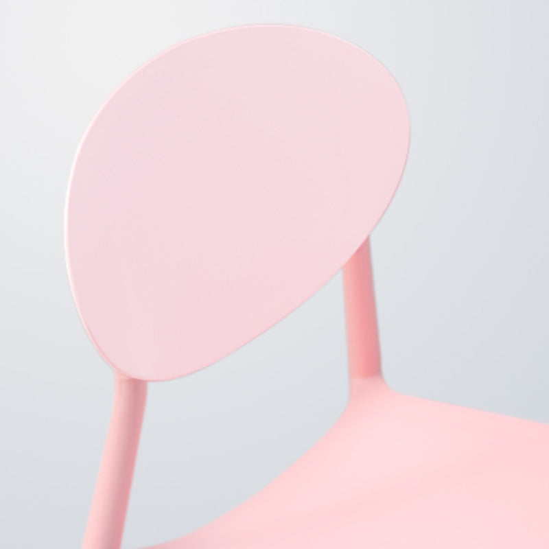 Modern Dining Open Back Chair Dining Armless Side Chairs with Plastic Legs Clearhalo ' kitchen&dining_furn' 'Dining Chairs' 'Dining Tables & Seating' 'dining_chair' 'furn' 'furn_dining_chair' 'Furniture' 'furniture_dining_chair' 'Kitchen & Dining Furniture' 'kitchen' 4538710