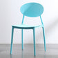 Modern Dining Open Back Chair Dining Armless Side Chairs with Plastic Legs Light Blue 1 Piece Clearhalo ' kitchen&dining_furn' 'Dining Chairs' 'Dining Tables & Seating' 'dining_chair' 'furn' 'furn_dining_chair' 'Furniture' 'furniture_dining_chair' 'Kitchen & Dining Furniture' 'kitchen' 4538730