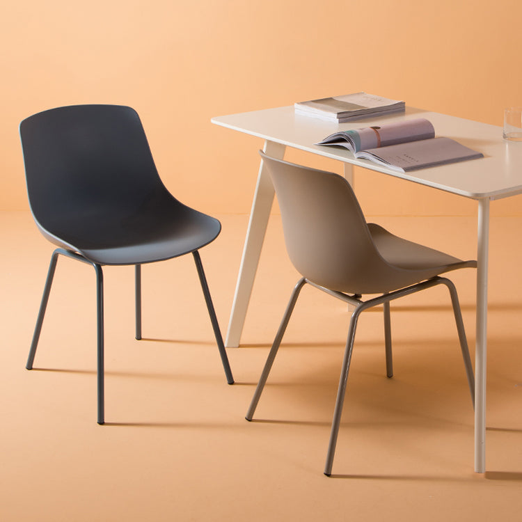 Modern Style Dining Chairs Dining Armless Side Chairs with Metal Legs Clearhalo ' kitchen&dining_furn' 'Dining Chairs' 'Dining Tables & Seating' 'dining_chair' 'furn' 'furn_dining_chair' 'Furniture' 'furniture_dining_chair' 'Kitchen & Dining Furniture' 'kitchen' 4538787